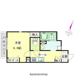 ソレアーレ三浦海岸B棟【2階】の間取り
