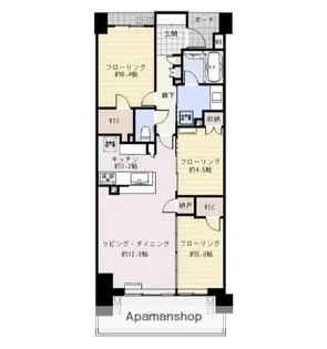 パークホームズ金沢八景ステーションベイフロント【4階】の間取り