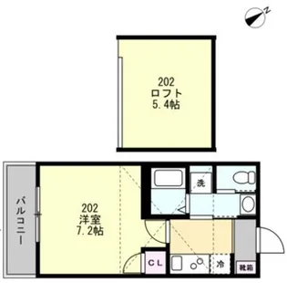 FELICE鵠沼海岸【2階】の間取り