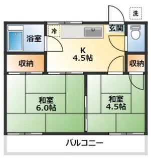 菅野荘【2階】の間取り