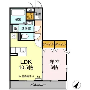 ロイトンIII【3階】の間取り