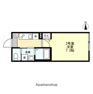 FELICE元住吉【1階】の間取り
