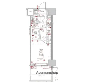 クレイシアIDZ横浜NORTHベイフロントヒルズ【1階】の間取り