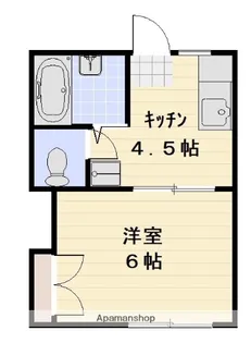 アレイ古淵2番館【2階】の間取り