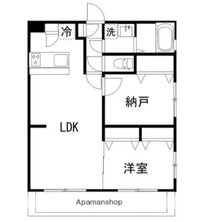 カルディア中央【5階】の間取り