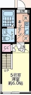 仮)シティハイツ新磯野2号棟【2階】の間取り