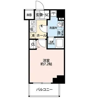 プレール・ドゥーク横濱子安【3階】の間取り
