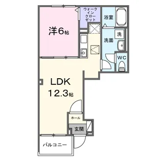 モアナ【1階】の間取り