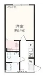 アザーレ・レミファ東海大学前【1階】の間取り