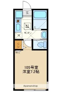 リッチハウス【1階】の間取り