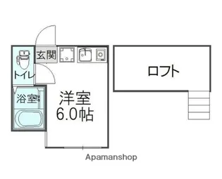 ユナイト田浦フォルタレーザ【1階】の間取り