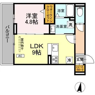 D PAINA 中丸子【2階】の間取り