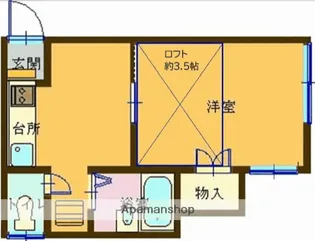 シャルム板戸【1階】の間取り