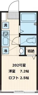 GOLDLAGOON六浦南【2階】の間取り