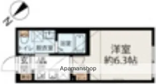 ベイルーム本鵠沼【2階】の間取り