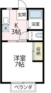 加藤ハイツ【202号室号室】の間取り