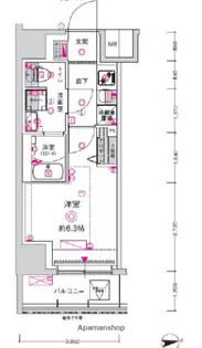 CREST TAPP川崎港町【2階】の間取り