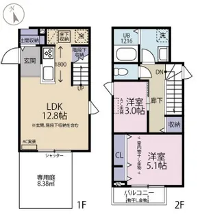 LEPOA KOTI【2階】の間取り