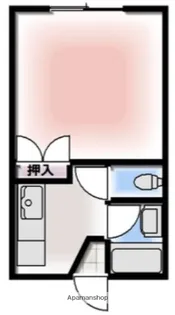 コーポコジマA棟【1階】の間取り