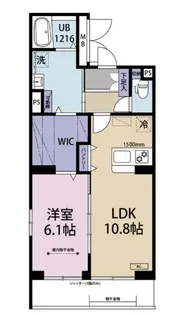 RIZ RAFFINE湘南【2階】の間取り