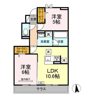 RUF【1階】の間取り