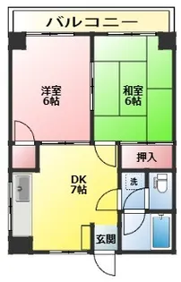 ヴィラグリーク【3階】の間取り