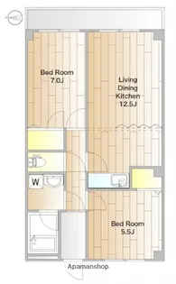 アパートメントカヤ田園調布【2階】の間取り