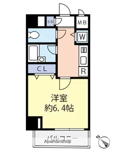 グランヴァンタクティス横濱【3階】の間取り