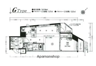 フェニックス新横濱クアトロ【8階】の間取り