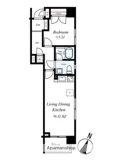 パール新子安【3階】の間取り