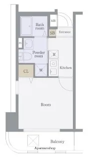グリフィン横浜海岸通【4階】の間取り