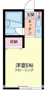 ハイツ輝B棟【1階】の間取り