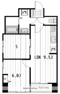 モンシャトー鶴見成和【3階】の間取り