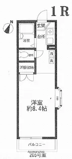 アローズ梶ヶ谷【2階】の間取り