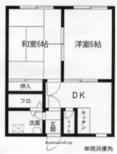 神奈川県横浜市神奈川区三枚町【マンション】の間取り