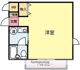シャンボール互恵ビル【5階】の間取り