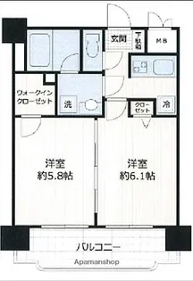 神奈川県横浜市神奈川区東神奈川2丁目【マンション】の間取り