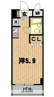 ライオンズマンション平間駅前第2【4階】の間取り