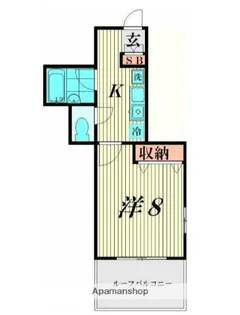 高見ビル【3階】の間取り