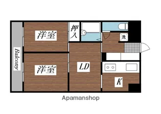 ビュークレスト戸塚【1階】の間取り