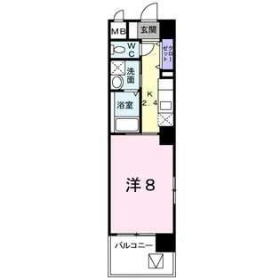 レジデンス K【4階】の間取り