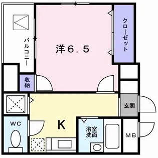 コンフォート 橋本【6階】の間取り