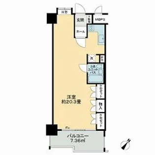 ライオンズステーションプラザ二俣川【4階】の間取り