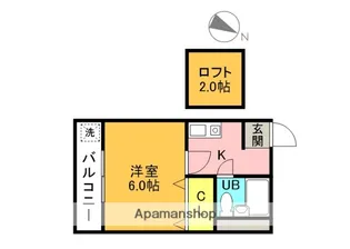 ハイツK6【2階】の間取り