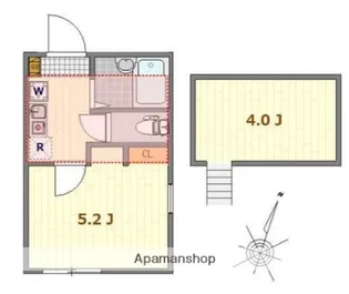 ベイコート【2階】の間取り
