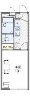 レオパレス上柏尾【2階】の間取り