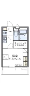 レオパレス春美Ⅱ【1階】の間取り