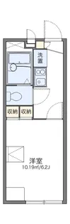 レオパレスFONTEINE【202号室】の間取り