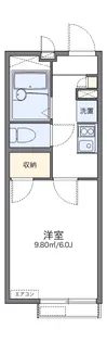 レオパレスグランドKIⅡ【1階】の間取り