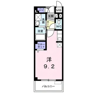 フォレストリブ【3階】の間取り